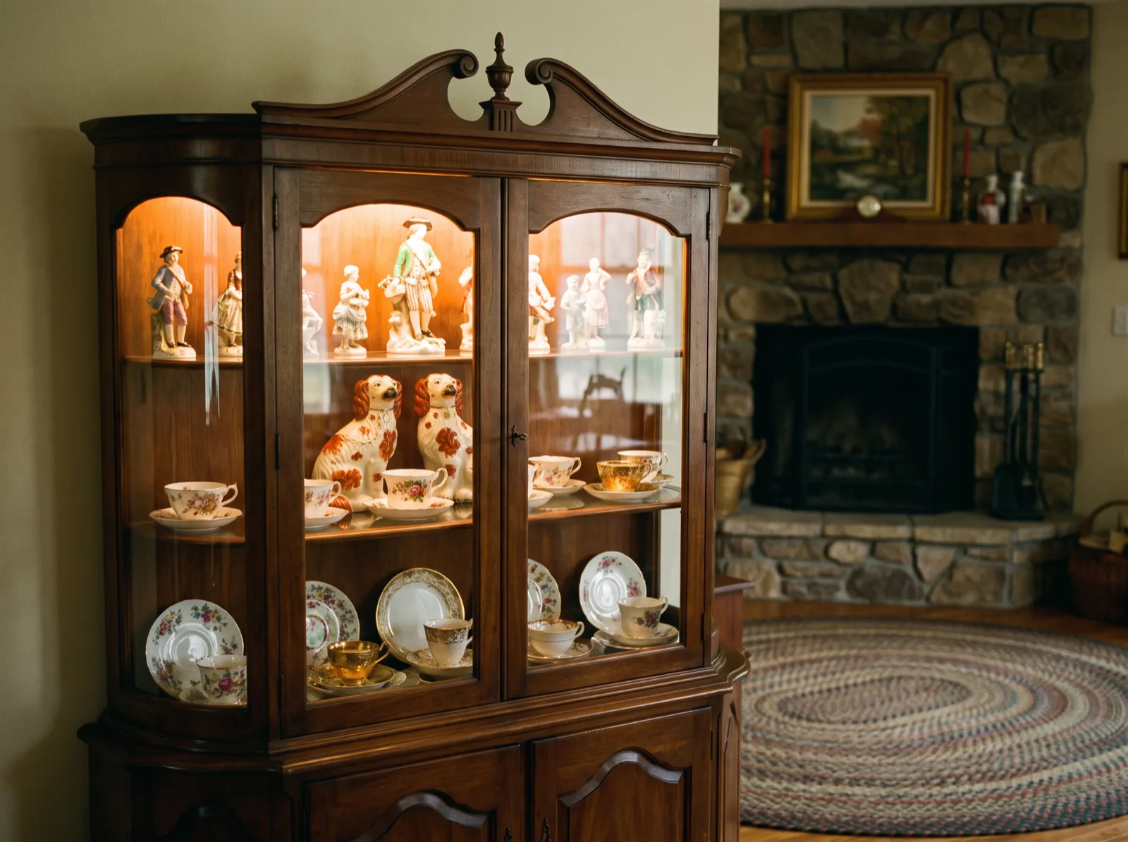 Interior of a St. Louis property prepared for an estate sale